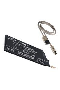 Samsung SM-G925A (2600 mAh 3.8 V, Sort)