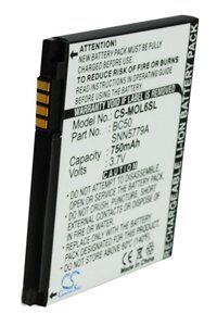 Motorola KRZR K1 (750 mAh 3.7 V, Sort)