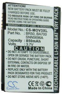 Motorola RAZR V3a (850 mAh 3.7 V, Sort)