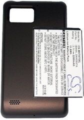 Motorola Droid Bionic (3200 mAh 3.7 V, Sort)