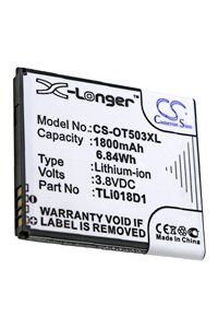 TCL OT-5038D (1800 mAh 3.8 V, Sort)