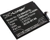 Samsung SM-A207F/DS (3900 mAh 3.85 V, Sort)