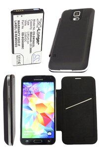 Samsung SM-G900M Galaxy S5 (5600 mAh 3.85 V, Sort)
