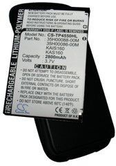 Vodafone V1615 (2800 mAh 3.7 V, Sort)