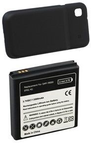 Samsung SPH-D700 (3500 mAh 3.7 V, Sort)