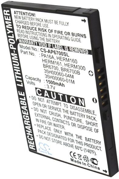 O2 Batteri (1500 mAh 3.7 V, Sort) passende til Batteri til O2 XDA Trion