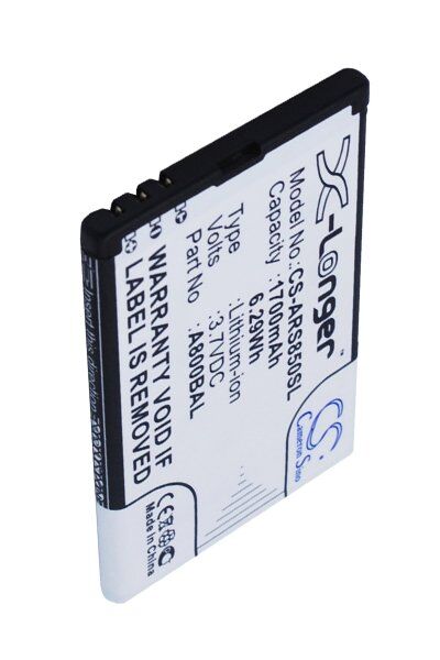 Aligator Batteri (1700 mAh 3.7 V) passende til Batteri til Aligator AZ01302