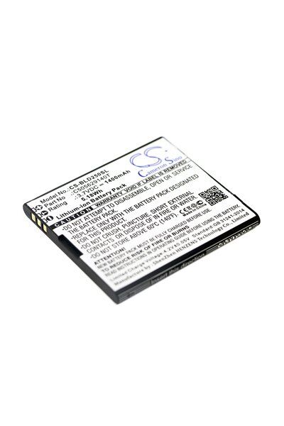 Blu Batteri (1400 mAh 3.7 V, Sort) passende til Batteri til Blu D250