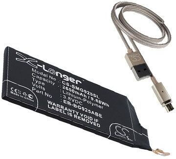 Samsung Batteri (2600 mAh 3.8 V, Sort) passende til Batteri til Samsung SGH-V504