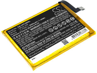 Coolpad Batteri (2000 mAh 3.7 V, Sort) passende til Batteri til Coolpad 3602U