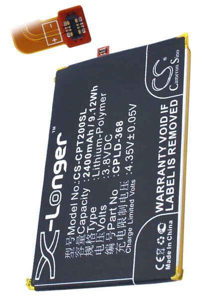 Coolpad Batteri (2400 mAh 3.8 V) passende til Batteri til Coolpad Y82-520
