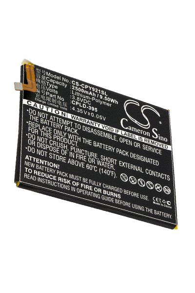 Coolpad Batteri (2500 mAh 3.8 V, Sort) passende til Batteri til Coolpad Y91-U00 Max Lite