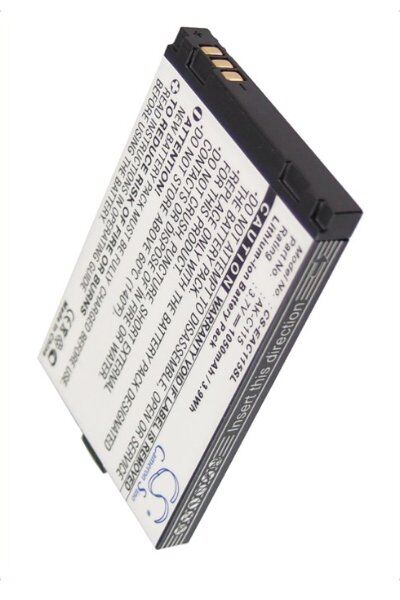 Emporia Batteri (1050 mAh 3.7 V) passende til Batteri til Emporia Teleme C100