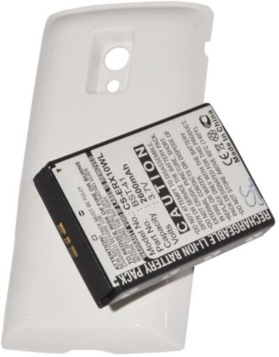 Sony Ericsson Batteri (2600 mAh 3.7 V, Hvit) passende til Batteri til Sony Ericsson Xperia X10