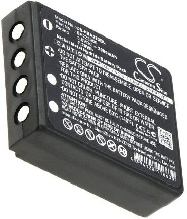 HBC Batteri (2000 mAh 3.6 V) passende til Batteri til HBC Radiomatic Micron 7