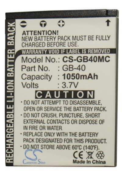 GE Batteri (1050 mAh 3.7 V) passende til Batteri til GE E1240