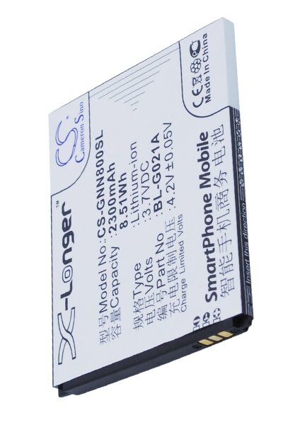 Gionee Batteri (2300 mAh 3.7 V) passende til Batteri til Gionee GN878