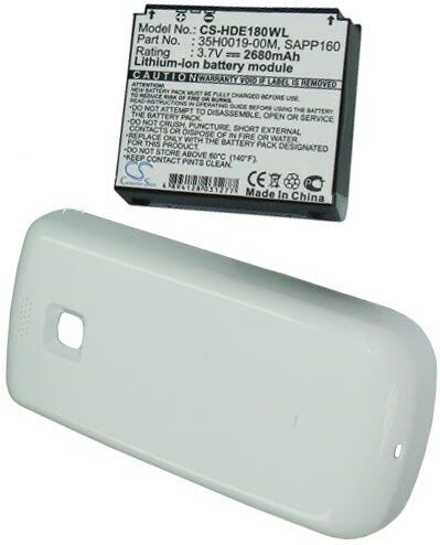 Dopod Batteri (2680 mAh 3.7 V, Hvit) passende til Batteri til Dopod A6188