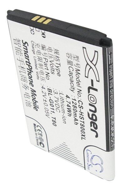 Gionee Batteri (1280 mAh 3.7 V) passende til Batteri til Gionee GN100T