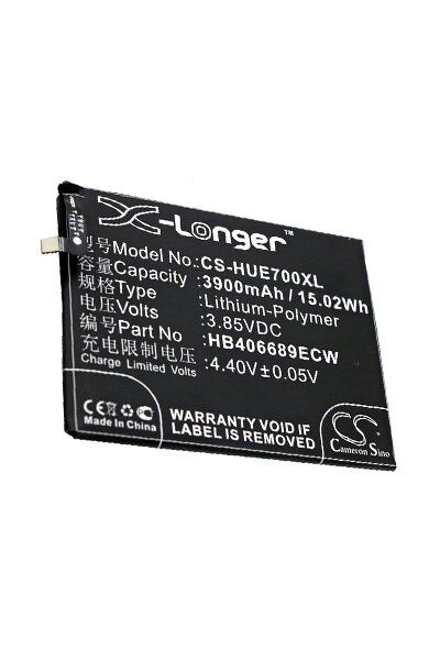 Huawei Batteri (3900 mAh 3.85 V, Sort) passende til Batteri til Huawei TRT-L21