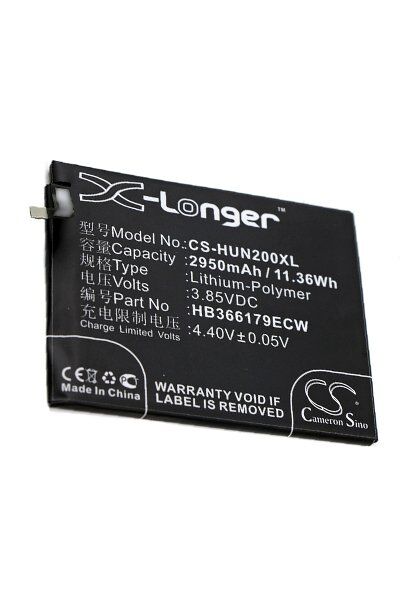 Huawei Batteri (2950 mAh 3.85 V, Sort) passende til Batteri til Huawei PIC-AL00