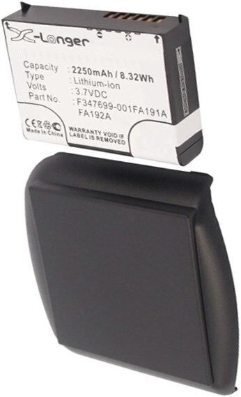 HP Batteri (2250 mAh 3.7 V, Sort) passende til Batteri til HP / Compaq iPAQ 4100