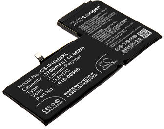 Apple Batteri (3700 mAh 3.8 V, Sort) passende til Batteri til Apple A1921