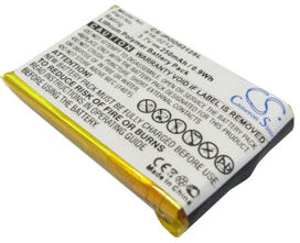 Apple Batteri (250 mAh 3.7 V, Sort) passende til Batteri til Apple iPod Shuffle (512MB)