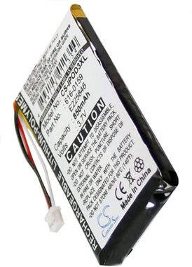 Apple Batteri (850 mAh 3.7 V, Sort) passende til Batteri til Apple iPod 3rd generation (10GB) M8976LL/A