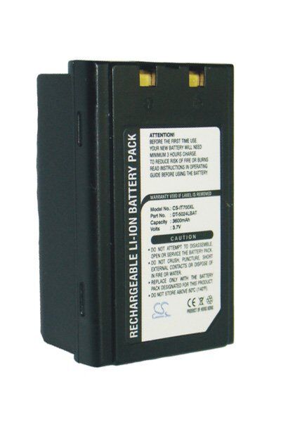 CAS. Batteri (3600 mAh 3.7 V, Sort) passende til Batteri til CAS. DT-X5