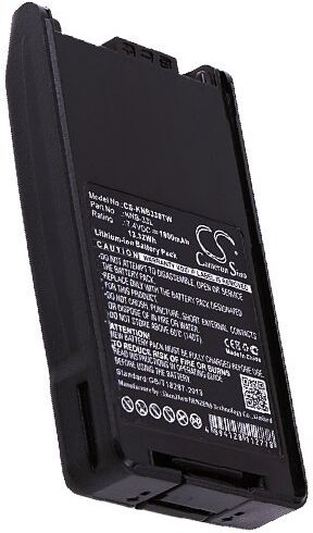 Kenwood Batteri (1800 mAh 7.4 V) passende til Batteri til Kenwood TK-2180