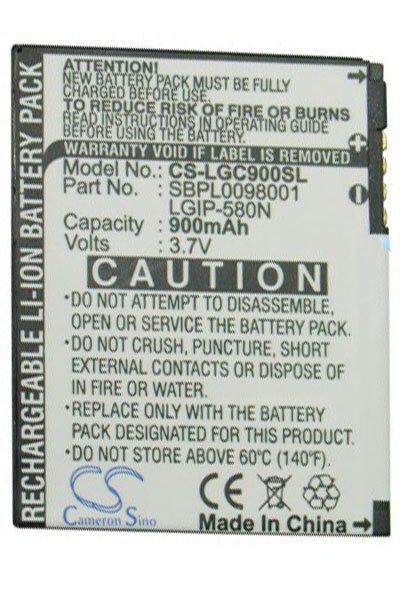 LG Batteri (900 mAh 3.7 V) passende til Batteri til LG UX700