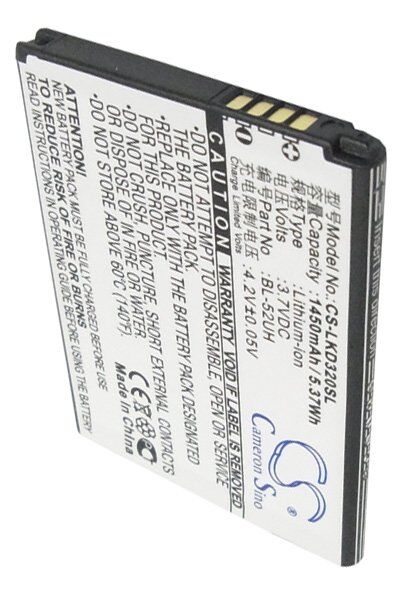 LG Batteri (1450 mAh 3.7 V) passende til Batteri til LG D325