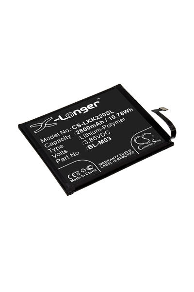 LG Batteri (2800 mAh 3.85 V, Sort) passende til Batteri til LG K22+ 2020