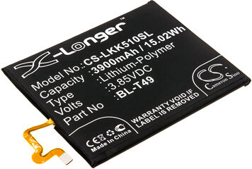 LG Batteri (3900 mAh 3.85 V, Sort) passende til Batteri til LG LM-K510BMW