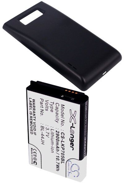 LG Batteri (2900 mAh 3.7 V, Sort) passende til Batteri til LG Optimus P705