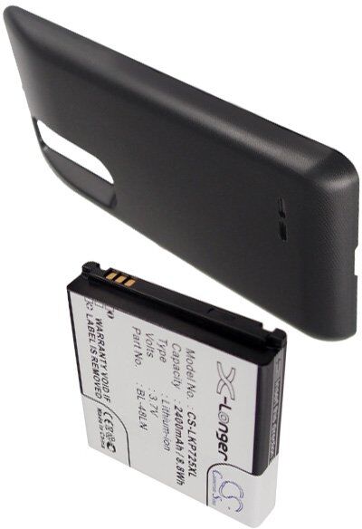 LG Batteri (2400 mAh 3.7 V, Sort) passende til Batteri til LG Optimus 3D Max