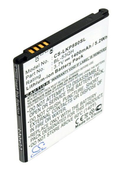 LG Batteri (1400 mAh 3.7 V) passende til Batteri til LG Escape