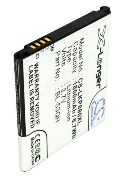 LG Batteri (1800 mAh 3.7 V) passende til Batteri til LG Optimus 4X HD