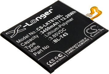 LG Batteri (3450 mAh 3.85 V, Sort) passende til Batteri til LG LMG810EAW