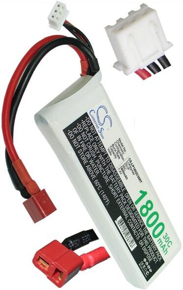 Generic Batteri (1800 mAh 7.4 V) passende til Batteri til Generic RC Scale Boat