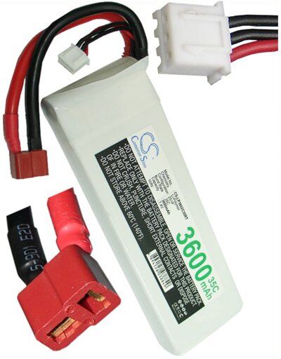 Generic Batteri (3600 mAh 7.4 V) passende til Batteri til Generic T-Plug AWG14