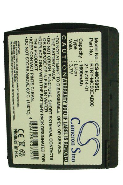 Symbol Batteri (1600 mAh 3.7 V, Sort) passende til Batteri til Symbol MC5040