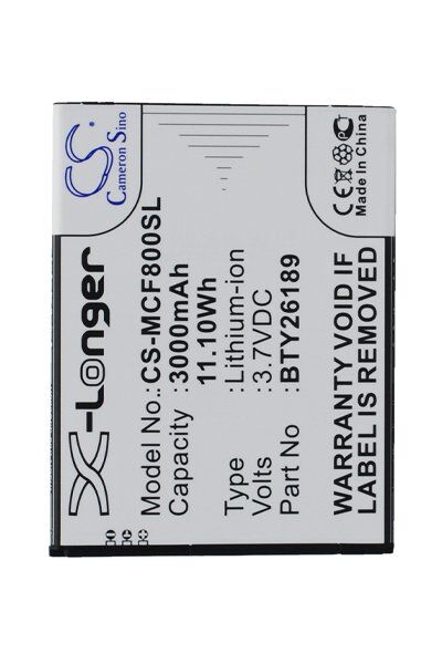Mobistel Batteri (3000 mAh 3.7 V) passende til Batteri til Mobistel Cynus F8