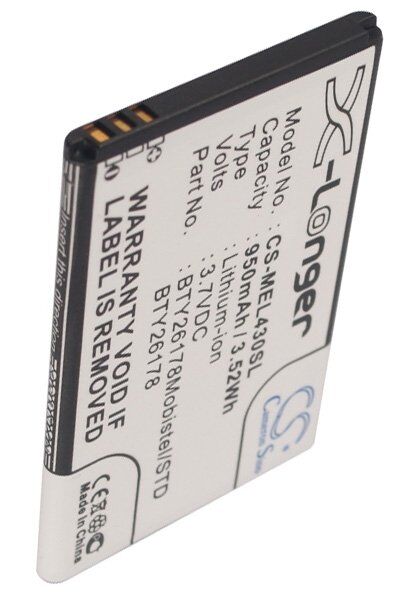 Mobistel Batteri (950 mAh 3.7 V) passende til Batteri til Mobistel EL430 Dual