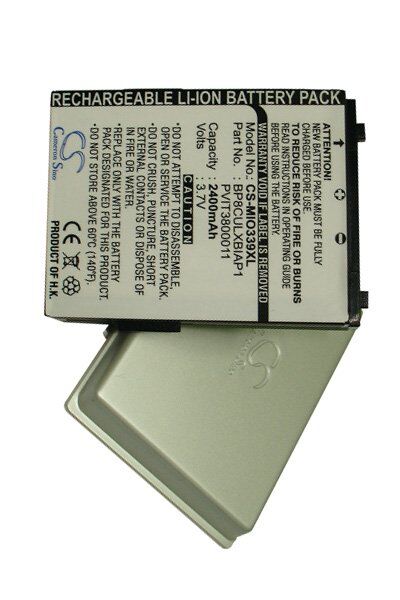 ViewSonic Batteri (2400 mAh 3.7 V, Sølv) passende til Batteri til Viewsonic V36