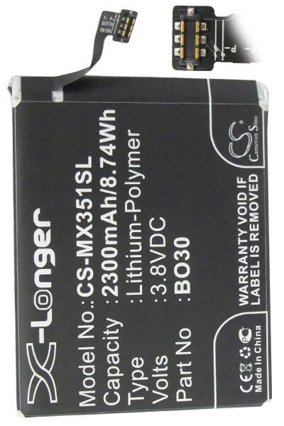 Meizu Batteri (2300 mAh 3.8 V) passende til Batteri til MeiZu M353