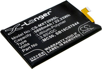 Motorola Batteri (5800 mAh 3.85 V, Sort) passende til Batteri til Motorola XT2091-4