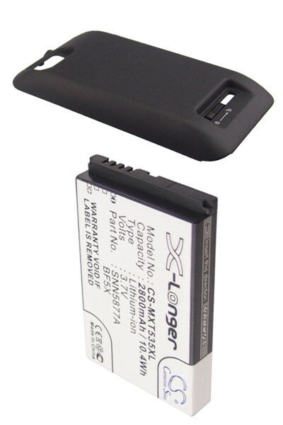 Motorola Batteri (2800 mAh 3.7 V, Sort) passende til Batteri til Motorola Defy XT