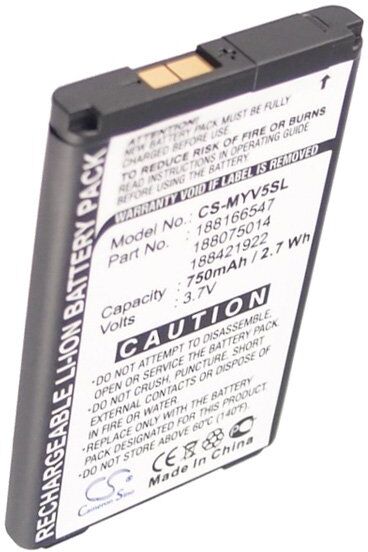 Sagem Batteri (750 mAh 3.7 V, Sort) passende til Batteri til Sagem myV-55